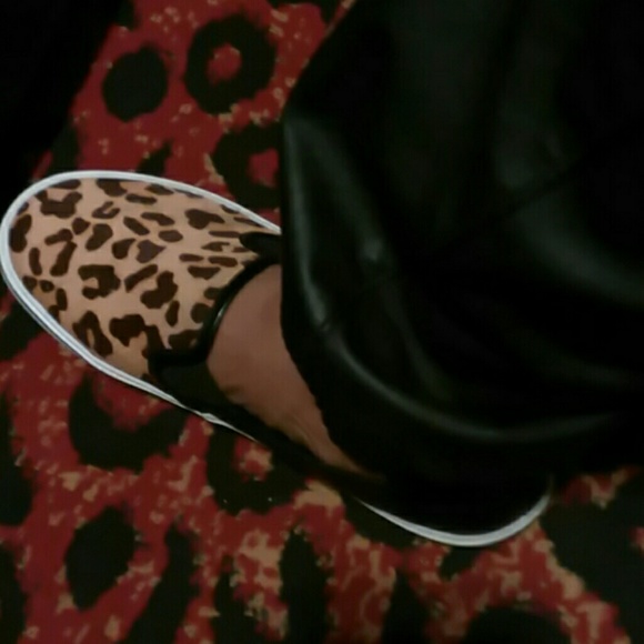 Leopard casual lady shoes