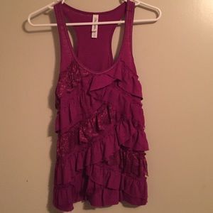 Ruffled Tank Top