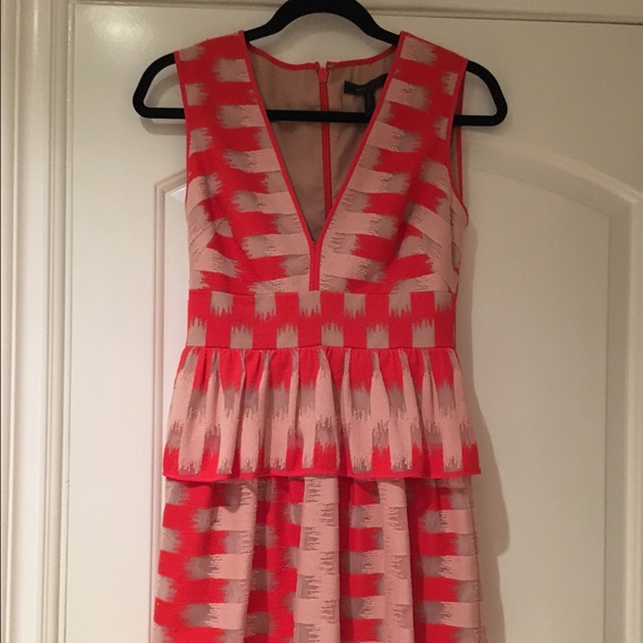 BCBG Valentine's Day  Dress pink And red. Size 0