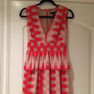 BCBG Valentine's Day  Dress pink And red. Size 0