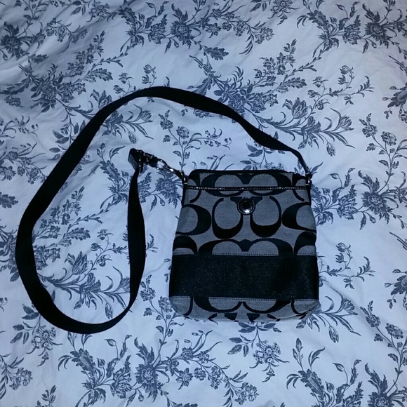 Black coach crossbody