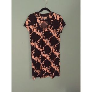 Black and Cream Patterned Dress