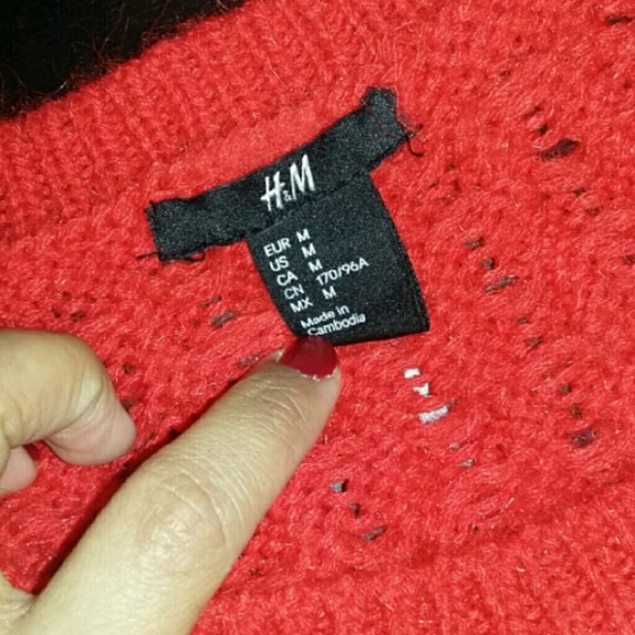 H&M Red Sweater - Picture 2 of 4