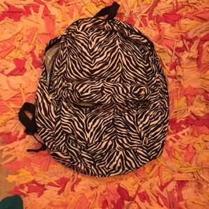 zebra jansport back pack