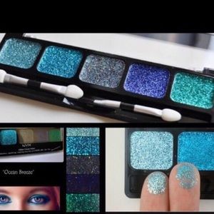 NYX Glitter Cream Palette - Ocean Breeze