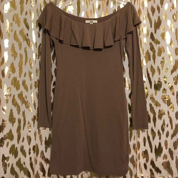 Off the Shoulder Long Sleeve Dress