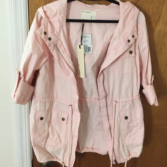 light pink utility jacket