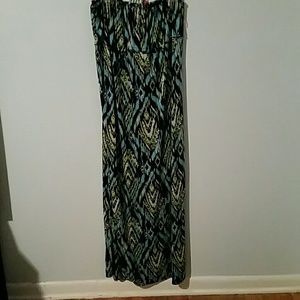 Sx 2x Patterned Maxi Dress