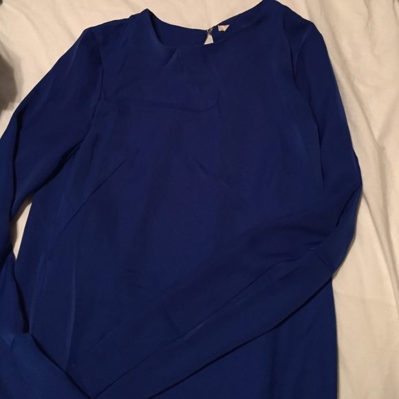 🚫sold🚫royal blue side slit open back dress - Picture 4 of 4
