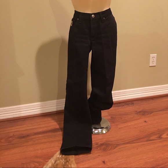 Cruel Girl black denim relaxed fit, size 5 Long