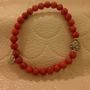 Coral color bracelet