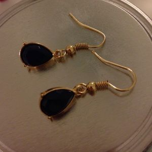 Dark blue earrings