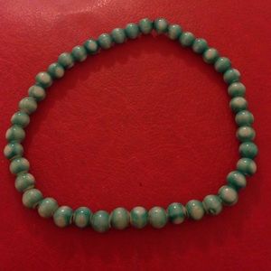 Turquoise bead bracelet