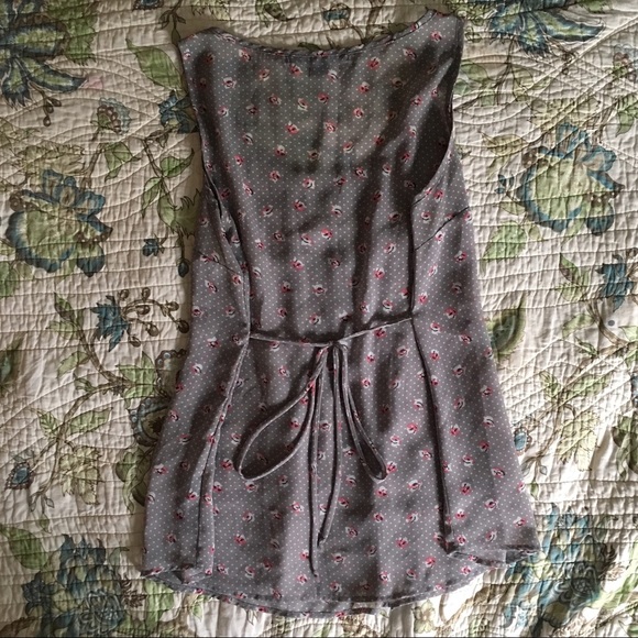 Floral print chiffon tank top - Picture 2 of 4