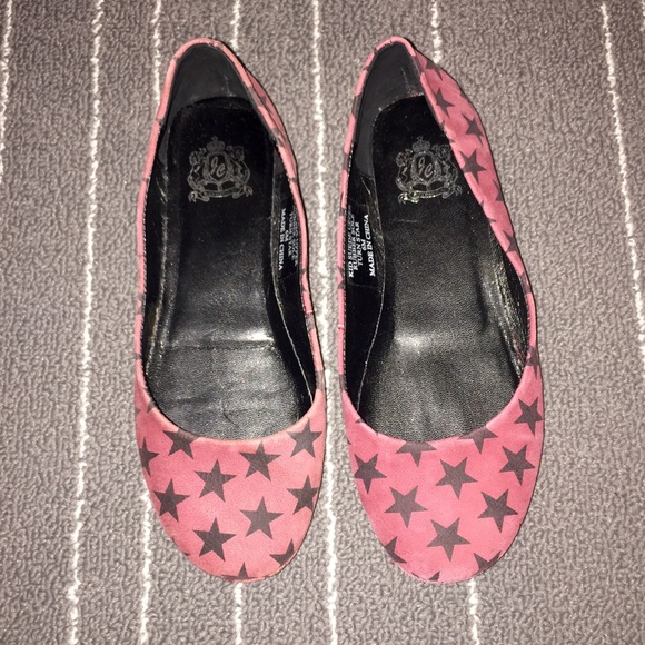 Jeffrey Campbell Kid Suede Star Ballet Flat