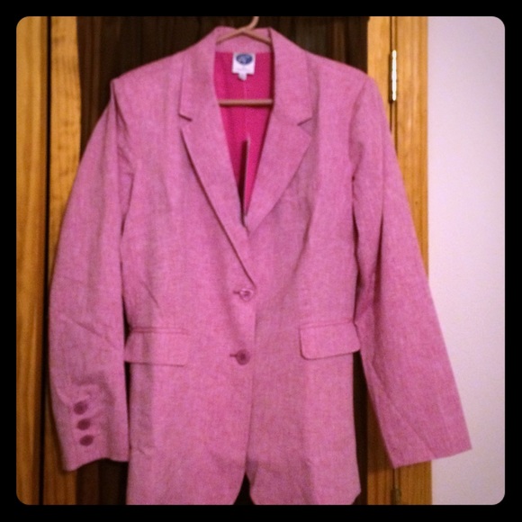 Pink blazer jacket