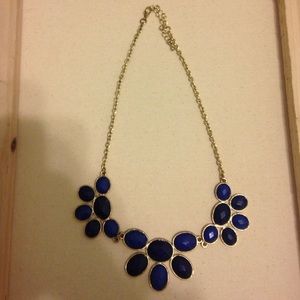 Dark blue necklace