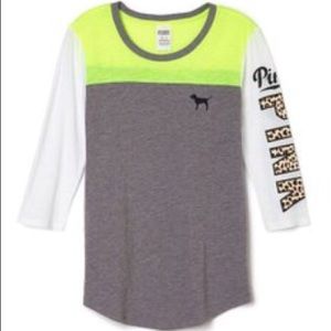 VS PINK med slouchy 3/4 length sleeve