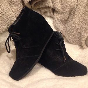 TOMS Wedges Never Worn!