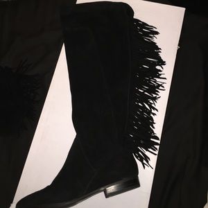Aldo Fringe Over the Knee Boots