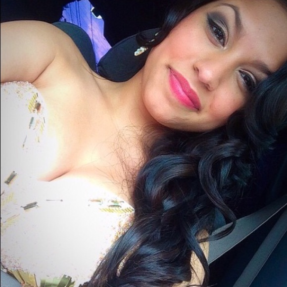 White and gold prom dress size 2 only worn once