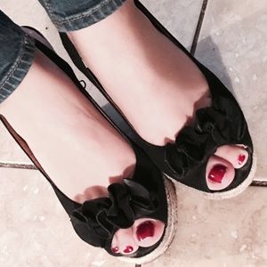 Black Steve Madden Wedges!