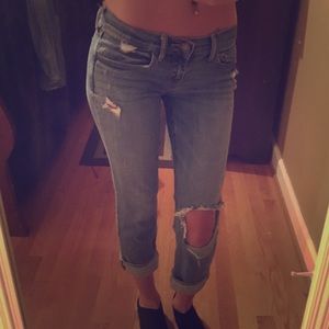 Hollister skinny jeans/capris