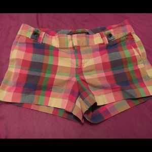 Banana Republic plaid shorts