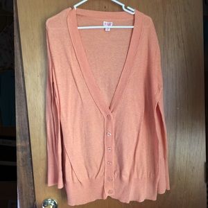 🌟 Peach Cardigan