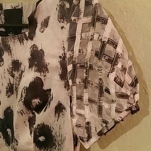 Geometric Floral Dress