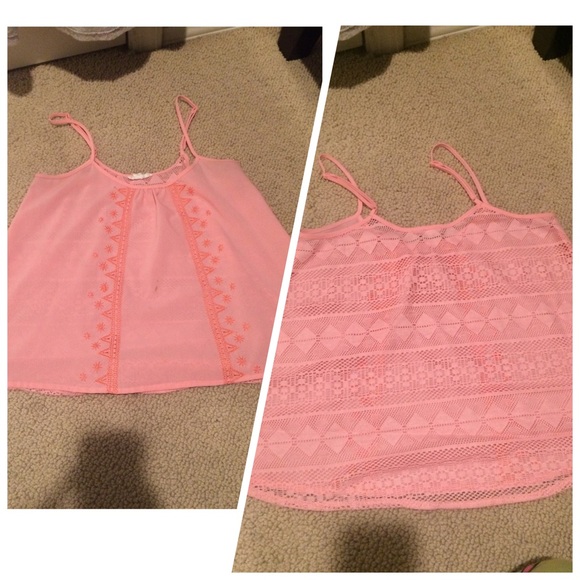 Pink crop top