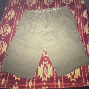 😍Calvin Klein Jeans sz 10 Army Green-Cargos-NWOT