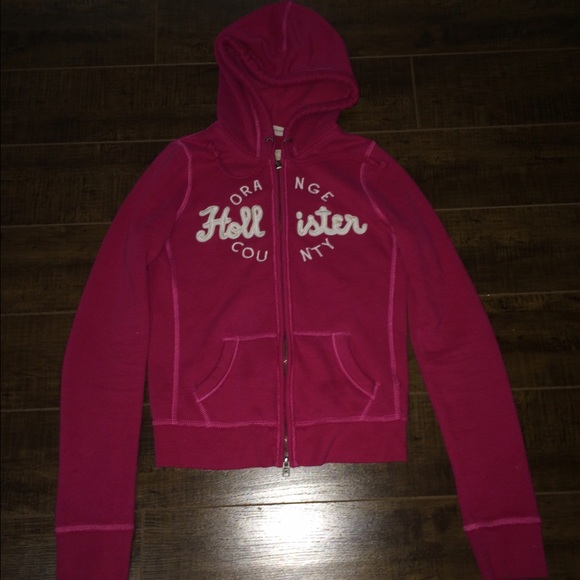 Hollister pink hoodie! - Picture 2 of 3