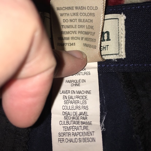 ✨LL BEAN Classic Fit Cotton Pants Straight Fit Sz6 - Picture 3 of 4
