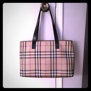 Authentic Vintage Burberry Small Tote