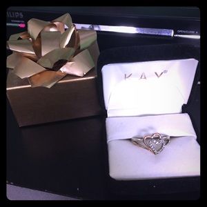 Kay jewlers  double heart ring