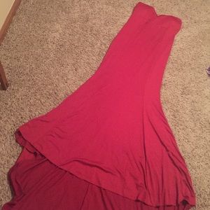 Red Mermaid Gown