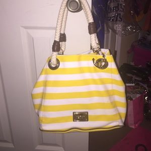 Yellow Michael Kors hand bag