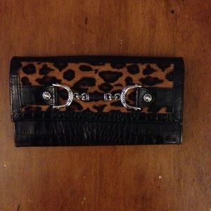 Brighton leopard wallet, NWOT