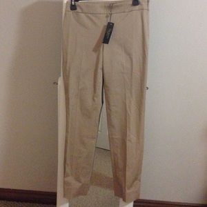 Talbots side zip khakis
