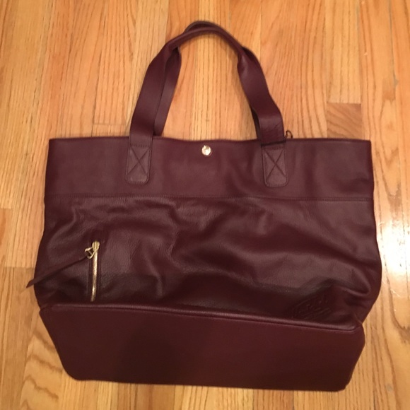 Brand new leather Herschel oversized tote bag