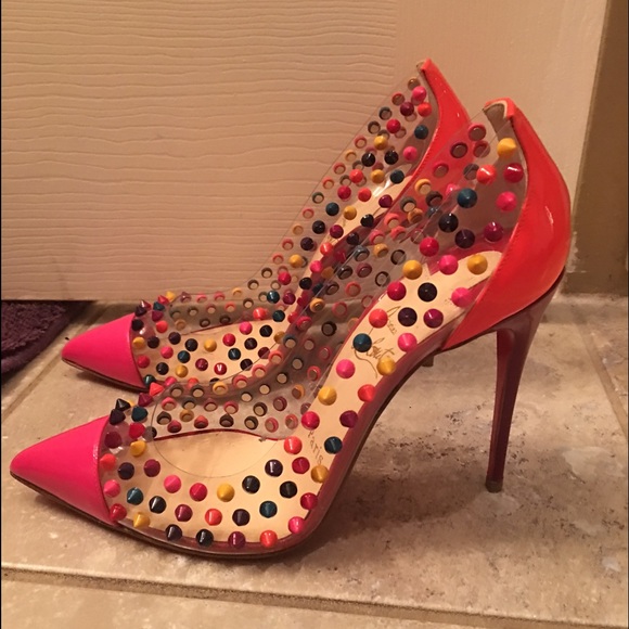 ❤️SOLD❤️Christian Louboutin Spike Me 100 - Picture 2 of 4
