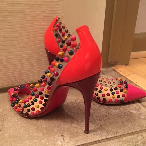 ❤️SOLD❤️Christian Louboutin Spike Me 100 - Picture 3 of 4