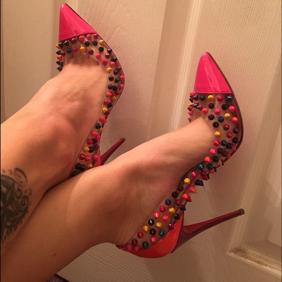 ❤️SOLD❤️Christian Louboutin Spike Me 100 - Picture 4 of 4
