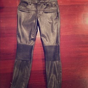 zara leather pants