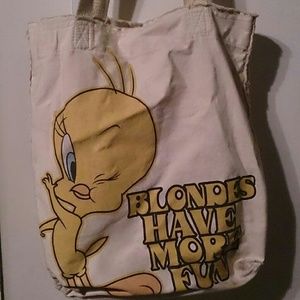Tweety bird tote bag