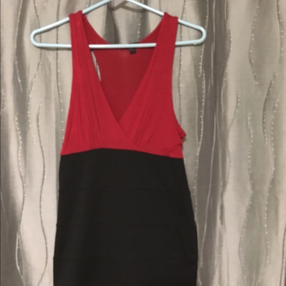 Forever 21 Red deep V dress