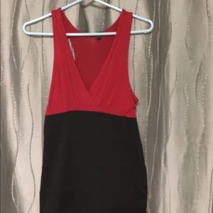 Forever 21 Red deep V dress