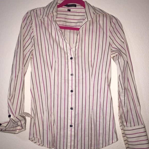 😎Express button down blouse🤓