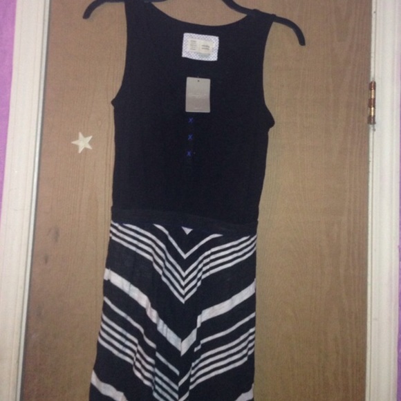 Black and White Anthropologie dress